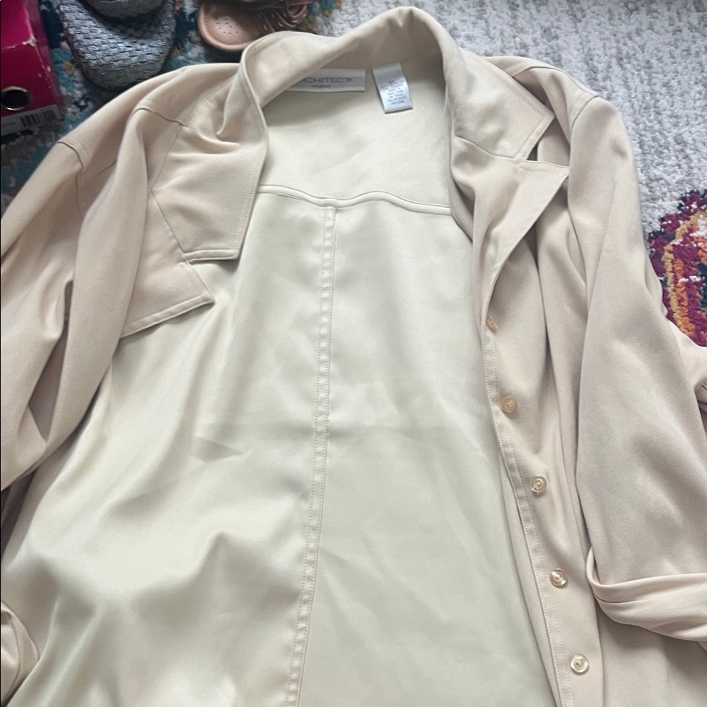 Architect Beige and Cream Fabric Detail